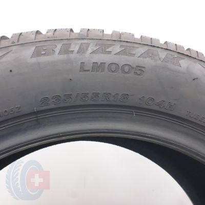 6. Opony 235/55 R18 4x BRIDGESTONE 104H XL Blizzak LM005 Zimowe 2022 7,5mm