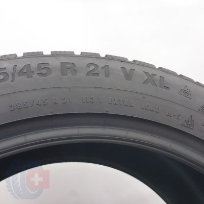 7. Opony 285/45 R21 2x CONTINENTAL 113V XL WinterContact TS 850 P SUV A0 Zimowe 2024 7mm
