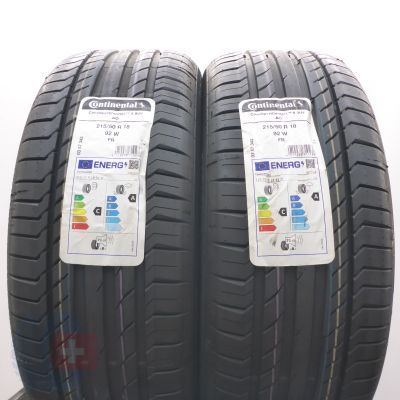 4. Opony 215/50 R18 4x CONTINENTAL 92W ContiSportContact 5 SUV A0 Letnie 2023