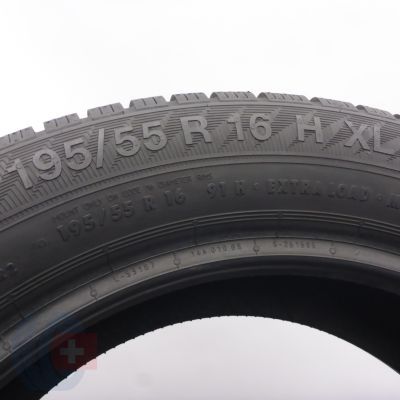 7. Opony 195/55 R16 2x GISLAVED 91H XL Euro Frost 6 Zimowe 2021 8-8,2mm