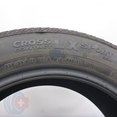 8. Opony 235/55 R19 4x CONTINENTAL 101H CrossContact LX Sport RFT M0E M+S Letnie 2020