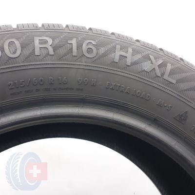 5. Opony 215/60 R16 2x GISLAVED 99H XL Euro Frost 6 Zimowe 2022 8,5-7,5mm