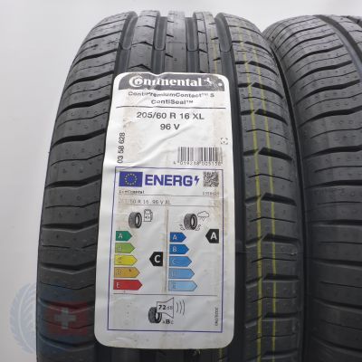 2. Opony 205/60 R16 2x CONTINENTAL 96V XL ContiPremiumContact 5 SEAL Letnie 2024 