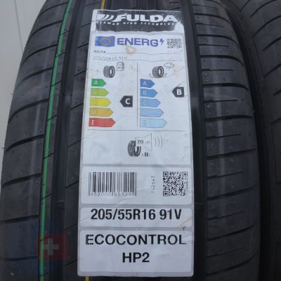 3. Opony 205/55 R16 4x FULDA 91V EcoControl HP2 Letnie 2026