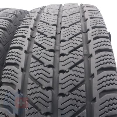 4. Opony 205/70 R15C 2x UNIROYAL 106/104R SnowMax 3 Zimowe 2020 Jak Nowe 7,8-8mm