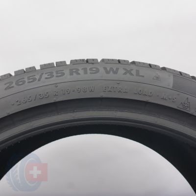 5. Opony 265/35 R19 2x CONTINENTAL 98W XL WinterContact TS 860 S Zimowe 2021 8-8,2mm 