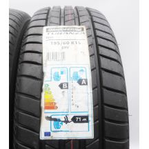 3. Opony 195/60 R15 2x BRIDGESTONE 88V Turanza T005 Letnie 2019 Jak Nowe