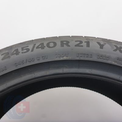 6. Opony 245/40 R21 4x CONTINENTAL 100Y XL PremiumContact6 Letnie 2022 Nieużywane