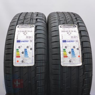 4. Opony 205/55 R19 4x CONTINENTAL 97V XL PremiumContact 6 Letnie 2023 Nieużywane