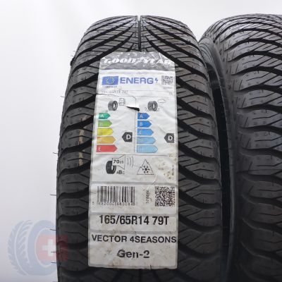 2. Opony 165/65 R14 2x GOODYEAR 79T Vector 4Seasons Gen2 Wielosezonowe 2022
