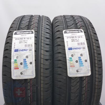 5. Opony 215/60 R16C 4x BARUM 103/101T Vanis3 Letnie 2023 Nieużywane