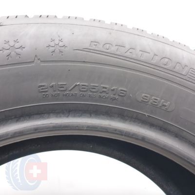 6. Opony 215/65 R16 4x DUNLOP 98H Winter Sport 5 Zimowe 2022 7,2-8mm