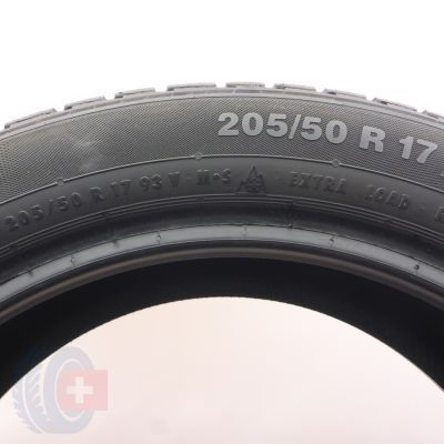 8. Opony 205/50 R17 4x CONTINENTAL 93V XL ContiContact TS815 Seal Wielosezonowe 2017, 2018 6,8-7mm