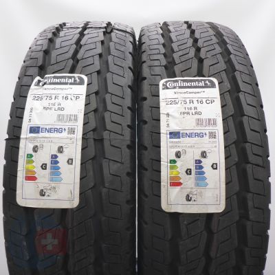 Opony 225/75 R16CP 2x CONTINENTAL 116R Vanco Camper Letnie 2021