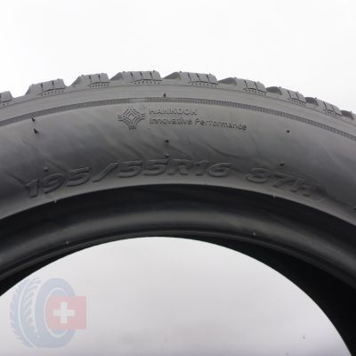 5. Opony 195/55 R16 2x HANKOOK 87H Winter ICept RS3 W462 Zimowe 2024 7,5mm
