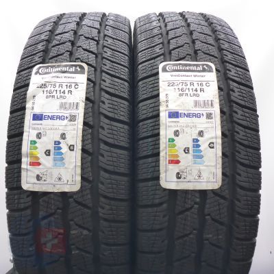 3. Opony 225/75 R16C 4x CONTINENTAL 116/114R VanContact Winter Zimowe 2022