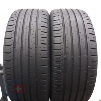 3. 4 x CONTINENTAL 215/45 R17 87V ContiEcoContact 5 Lato 2016, 2017 6,8-7,2mm