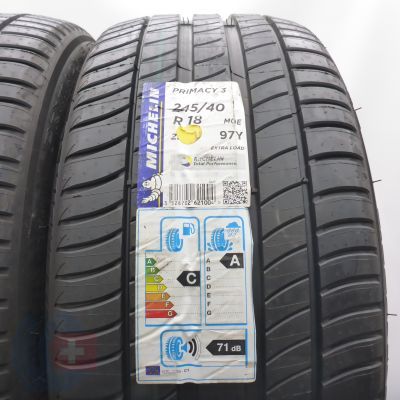 2. Opony 245/40 R18 2x MICHELIN 97Y XL Primacy 3 M0E RFT Letnie 2019