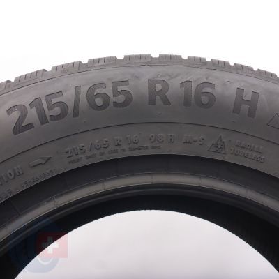 7. Opony 215/65 R16 4x CONTINENTAL 98H WinterContact TS 870 P Zimowe 2021 7,5-8,2mm