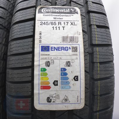 3. Opony 245/65 R17 4x CONTINENTAL 111T XL ContiCrossContact Winter Zimowe 2023 Nieużywane