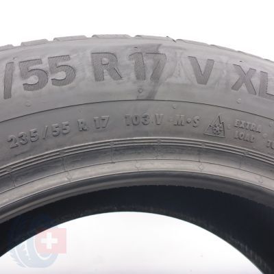 5. Opony 235/55 R17 2x CONTINENTAL 103V XL WinterContact TS870P Zimowe 2023 8mm