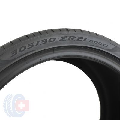 6. 2 x PIRELLI 305/30 ZR21 100Y P ZERO NA1 Lato 5.8-6mm