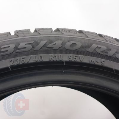 6. Opony 235/40 R18 4x PIRELLI 95V XL M0 Sottozero 3 Winter Zimowe 2018 6,8-7,5mm