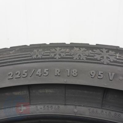 8. Opony 225/45 R18 4x ESA TECAR 95V XL Super Grip PRO Zimowe 2025 8,2 i 8mm