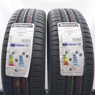 Opony 175/65 R14 2x CONTINENTAL 82T UltraContact Letnie 2024