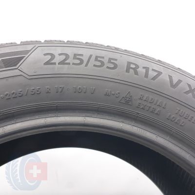 4. Opony 225/55 R17 2x BARUM 101V XL Polaris 5 Zimowe 2020 7,3-7,6mm