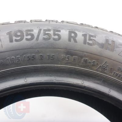 5. Opony 195/55 R15 2x CONTINENTAL 85H WinterContact TS 870 Zimowe 2022/23