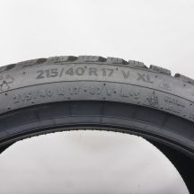6. Opony 215/40 R17 2x CONTINENTAL 87V XL WinterContact TS 870 Zimowe 2022