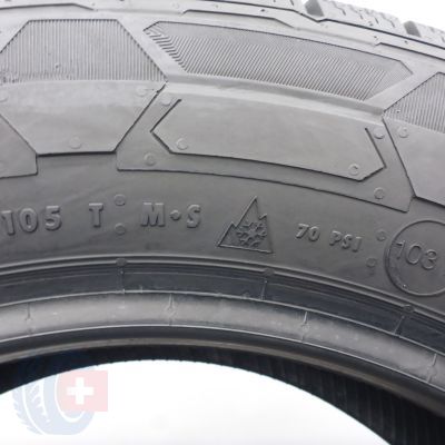 2. Opony 205/65 R16C 2x CONTINENTAL 107/105T VanContact Winter Zimowe 2023 9,2-9,5mm