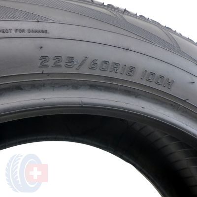 4. Opony 225/60 R18 2x FALKEN 100H Eurowinter HS449 Zimowe 2016 6,2-6,5mm