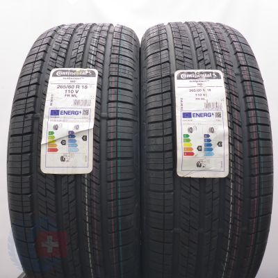 3. Opony 265/60 R18 4x CONTINENTAL 110V 4x4 Contact M0 M+S Letnie 2023/24 