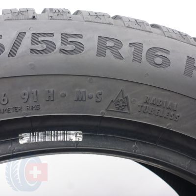 2. Opony 205/55 R16 2x CONTINENTAL 91H WinterContact TS860 Zimowe 2020 8mm