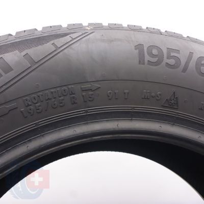 7. Opony 195/65 R15 4x CONTINENTAL 91T AllSeason Contact Wielosezonowe 2023 8-8,2mm