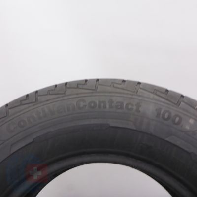 5. Opony 225/70 R15C 2x CONTINENTAL 112/110R ContiVanContact 100 Letnie 2015/18 8-8,2mm