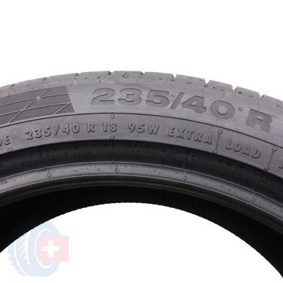 4. Opony 235/40 R18 2x CONTINENTAL 95W XL ContiSportContact 5 Seal letnie 7mm 2019