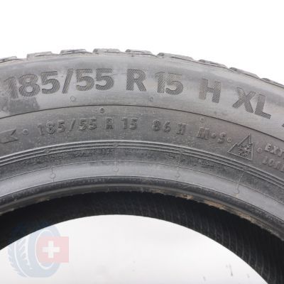 7. Opony 185/55 R15 4x CONTINENTAL 86H XL WinterContast Ts 870 Zimowe 2023
