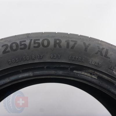 6. Opony 205/50 R17 4x CONTINENTAL 93Y XL PremiumContact 6 Letnie 2018/19 