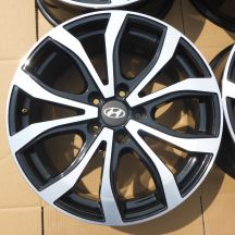 5. 4 x Alufelgi 18 HYUNDAI 5x114,3 7,5J Et51 IONIQ 6 Kona Tuscon i30 czujniki