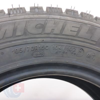 8. Opony 195/70 R15C 4x MICHELIN 104/102R Agilis Alpin Zimowe 2025 Nieużywane