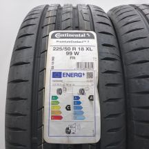 2. Opony 225/50 R18 2x CONTINENTAL 99W XL PremiumContact 7 Letnie 2023