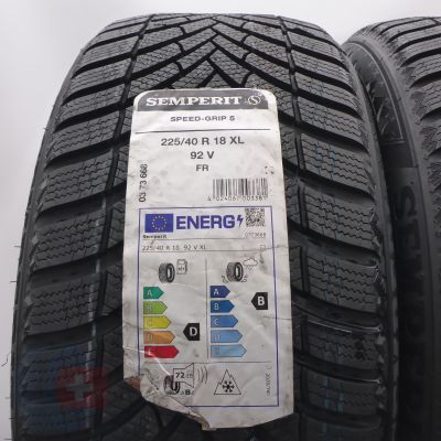 2. Opony 225/40 R18 2x SEMPERIT 92Y XL Speed-Grip 5 Zimowe 2024 