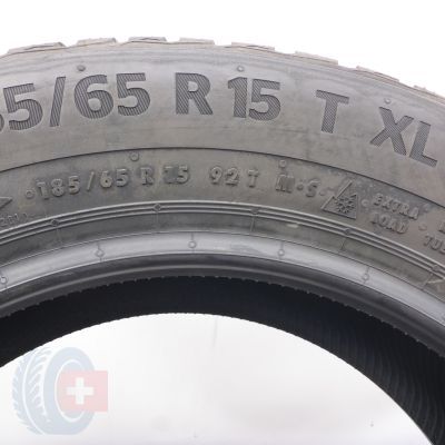 6. Opony 185/65 R15 2x CONTINENTAL 92T XL WinterContact TS870 Zimowe 2022