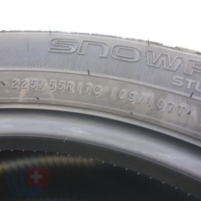 9. Opony 225/55 R17C 4x NOKIAN 109/107T Snowproof Zimowe 2025 8,2-8,5mm