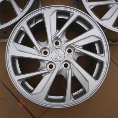 3. 4 x Alufelgi 16 MITSUBISHI 5x114,3 6,5J Et38 Oryginalne Eclipse Cross + czujniki 