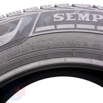 6. Opony 195/65 R16C 2x SEMPERIT 104/102R Van-Grip 3 Zimowe 2021 