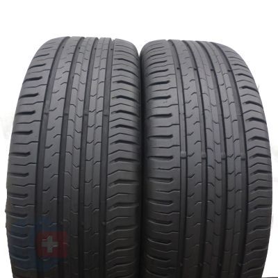 4. 4 x CONTINENTAL 215/55 R17 94V ContiEcoContact 5 Lato  6.2-6.8mm 2016, 2021